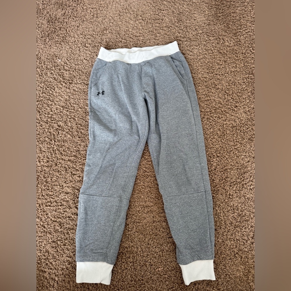 Under Armour Gray and White Joggers